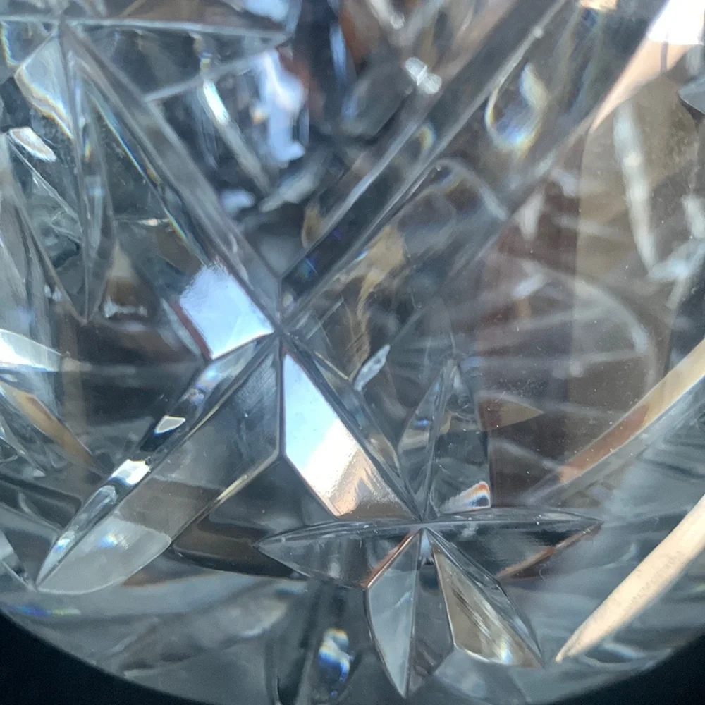 Vintage Polonia Cut Lead Crystal 24% PBo Made in Poland Ice Bucket